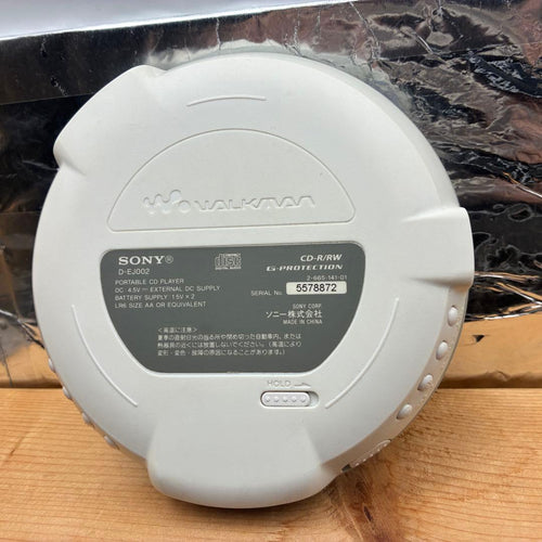 Sony Portable Cd Player D-Ej002