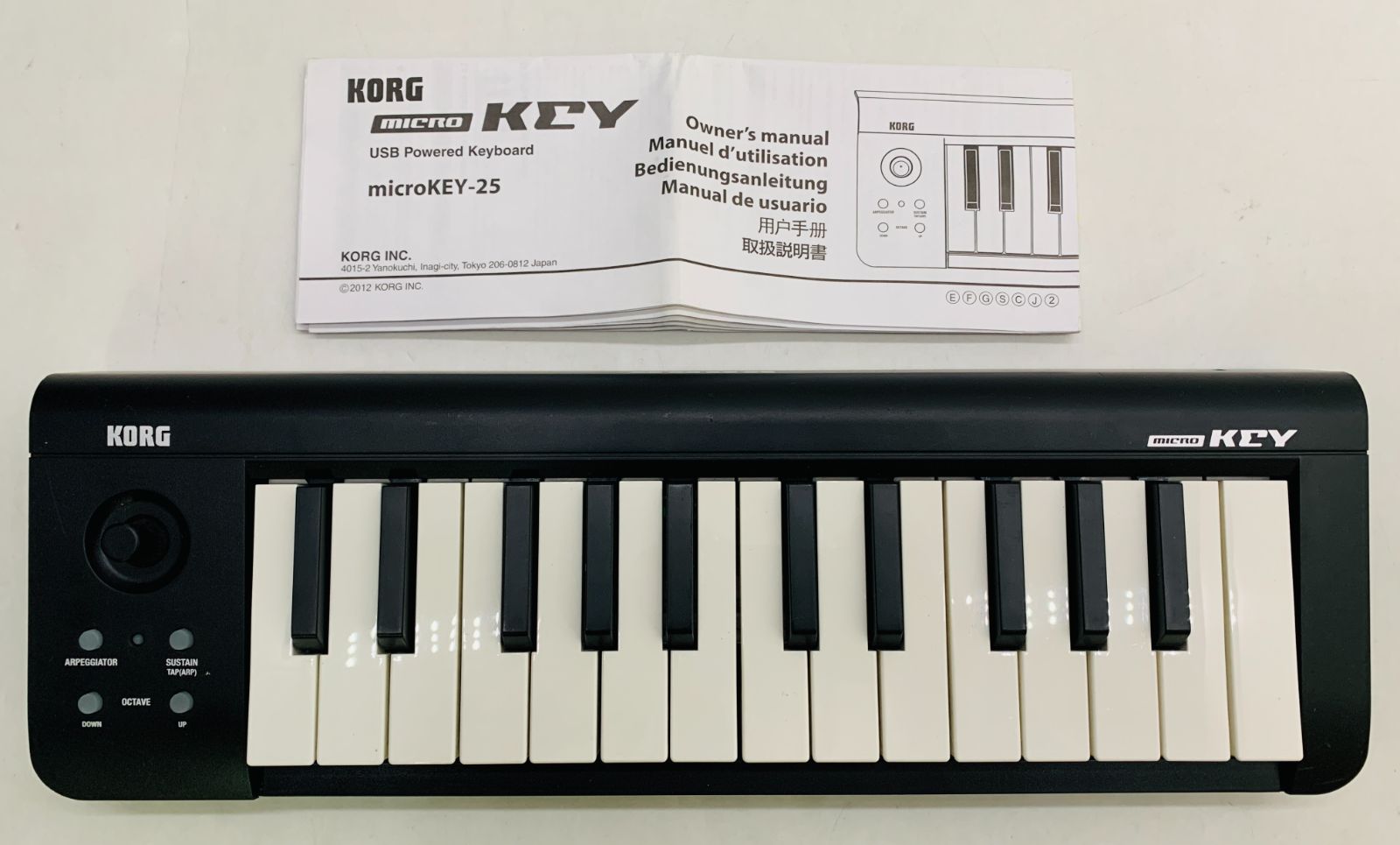 Korg Midi Keyboard Pad Micro Key-25 25 Usb