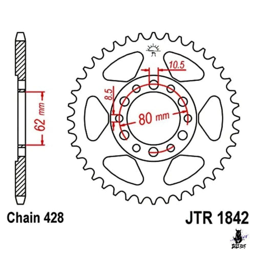 Others Dt125F/Dt175/Tw200/Yz80 45T