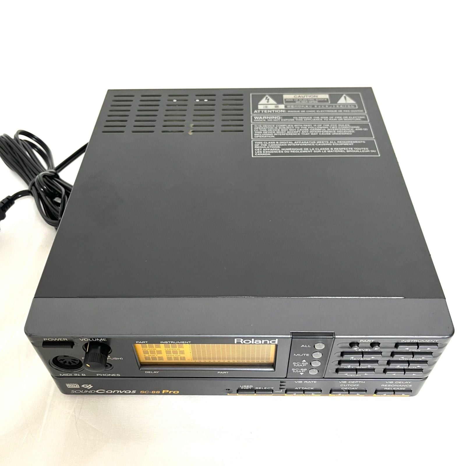 Roland Hardware Sound Source Sc-88 Pro Module Canvas