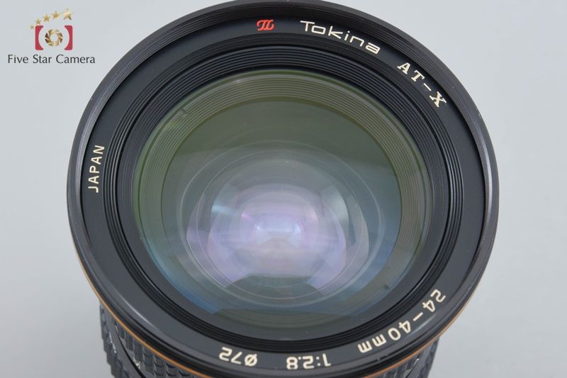 Tokina Lens (Zoom) At-X 24-40Mm F/2.8
