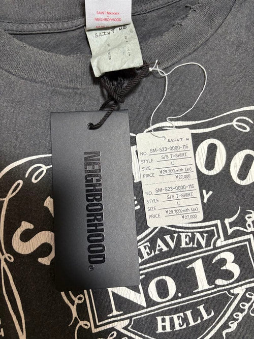 Saint Mxxxxxx T-Shirts Neighborhood M Skull Bike Tee