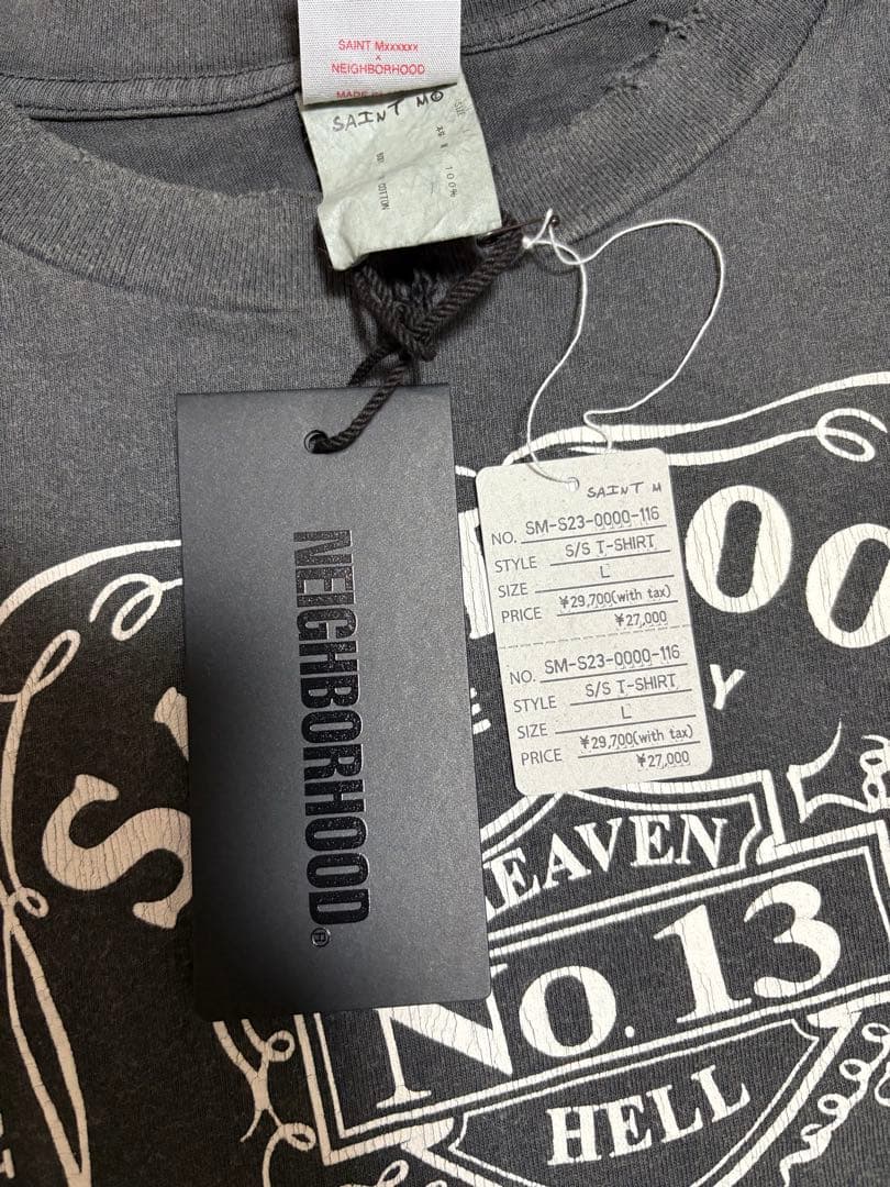 Saint Mxxxxxx T-Shirts Neighborhood M Skull Bike Tee