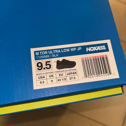 Hoka Oneone Sneakers One Tor Ultra Low Wp Jp 27.5