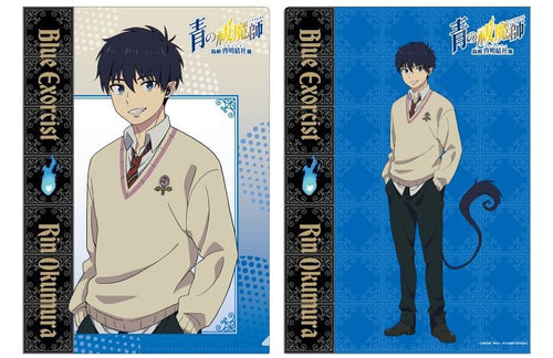 Onkyo Acrylic Stand 3 A4 Blue Exorcist: Shimane Illuminati Saga Rin Okumura