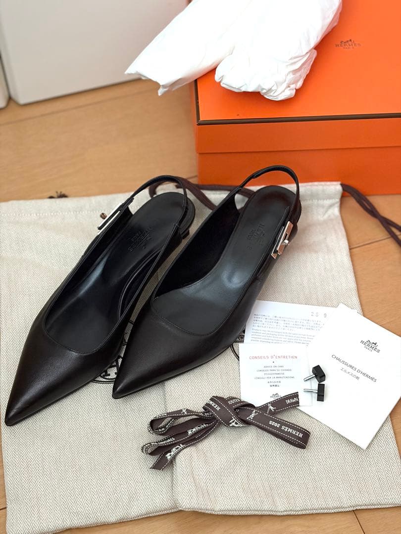 Hermes High Heels Pumps 40 37( 24Cm)