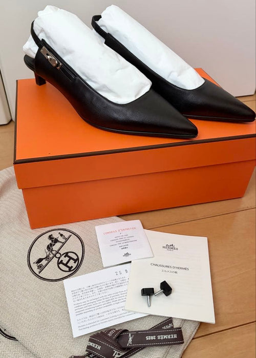 Hermes High Heels Pumps 40 37( 24Cm)