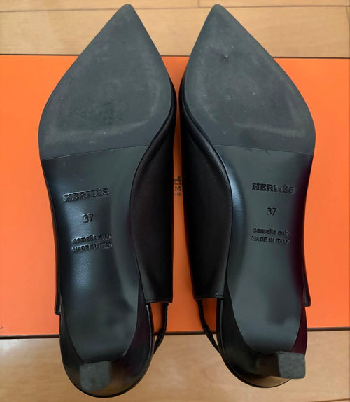 Hermes High Heels Pumps 40 37( 24Cm)