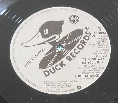 Overseas Music Eric Clapton It S In The Wa