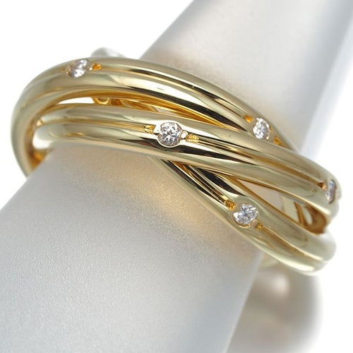 Cartier Ring 15P 52 K18Yg #191442