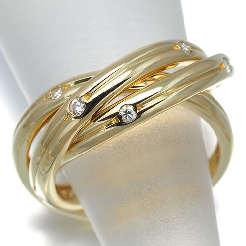 Cartier Ring 15P 52 K18Yg #191442