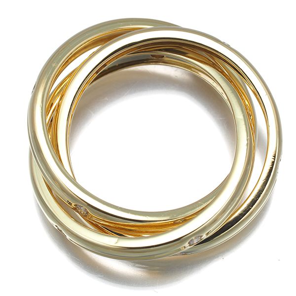Cartier Ring 15P 52 K18Yg #191442