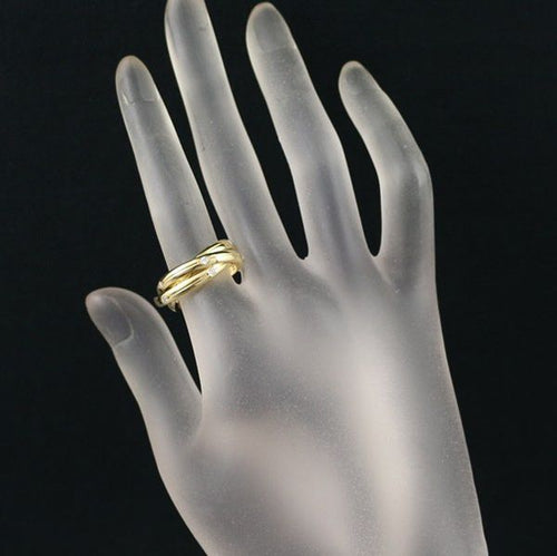 Cartier Ring 15P 52 K18Yg #191442