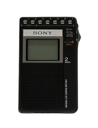 Radio And Boombox Sony Fm/Am Pll Icf-R354M T