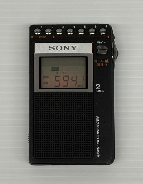 Radio And Boombox Sony Fm/Am Pll Icf-R354M T