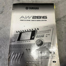 Yamaha Digital Mixers Aw2816 Mtr