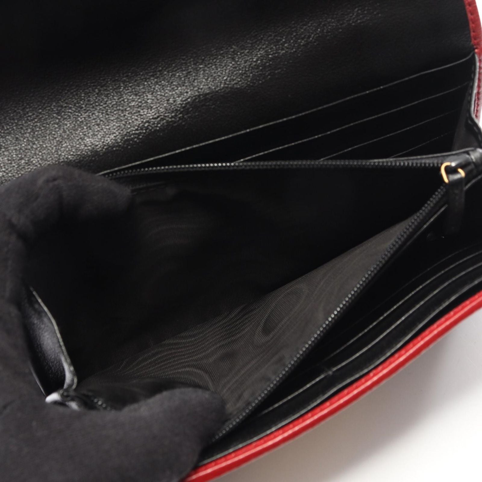 Gucci Long Wallet Gg 573809 Zip Used A