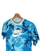 Nike T -Shirt 00 S Stripe Blue Camouflage T-Shirt