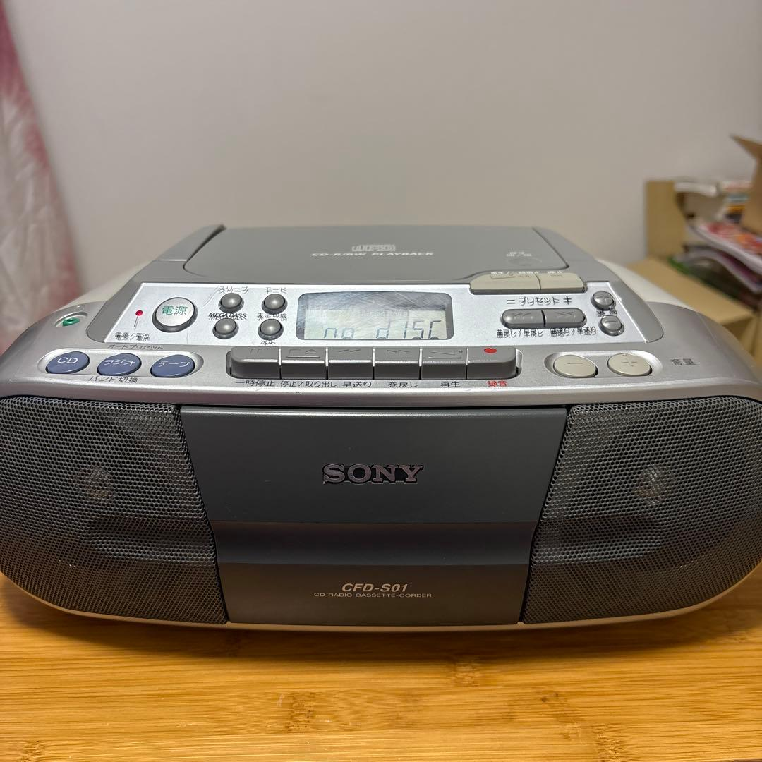 Sony Cd Md Cassette Deck Cfd-S01 Ok