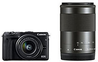 Digital Slr Canon Eos M3 Ef-M15-45Mm F3.5-6.3 Is Stm Ef-M55-200Mm F4.5-6.3