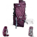 Jack Wolfskin Backpack Zack Highland Trail Xt45L Red Burgundy
