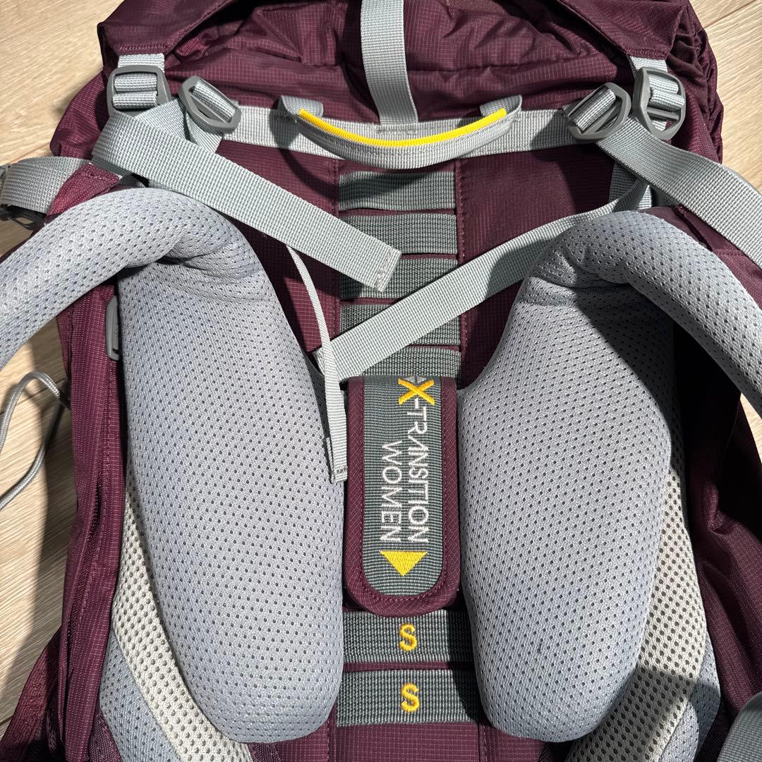 Jack Wolfskin Backpack Zack Highland Trail Xt45L Red Burgundy