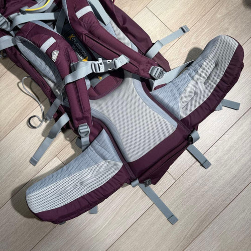 Jack Wolfskin Backpack Zack Highland Trail Xt45L Red Burgundy