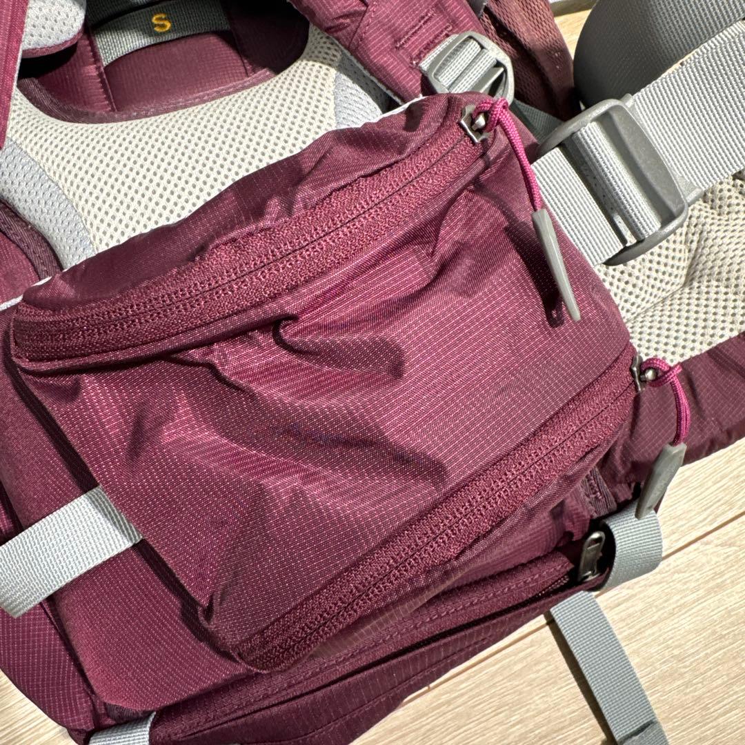 Jack Wolfskin Backpack Zack Highland Trail Xt45L Red Burgundy