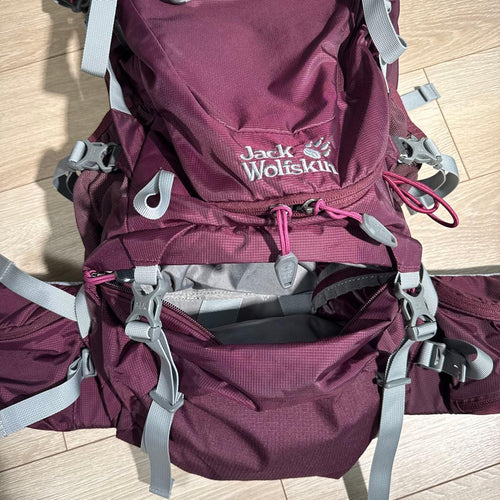 Jack Wolfskin Backpack Zack Highland Trail Xt45L Red Burgundy