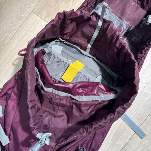 Jack Wolfskin Backpack Zack Highland Trail Xt45L Red Burgundy