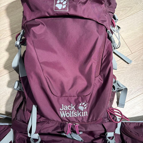 Jack Wolfskin Backpack Zack Highland Trail Xt45L Red Burgundy