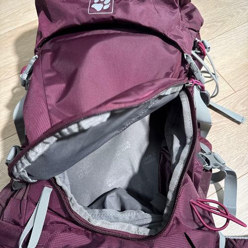 Jack Wolfskin Backpack Zack Highland Trail Xt45L Red Burgundy