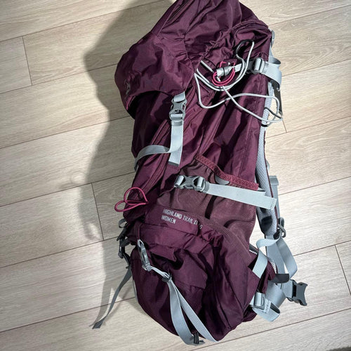 Jack Wolfskin Backpack Zack Highland Trail Xt45L Red Burgundy