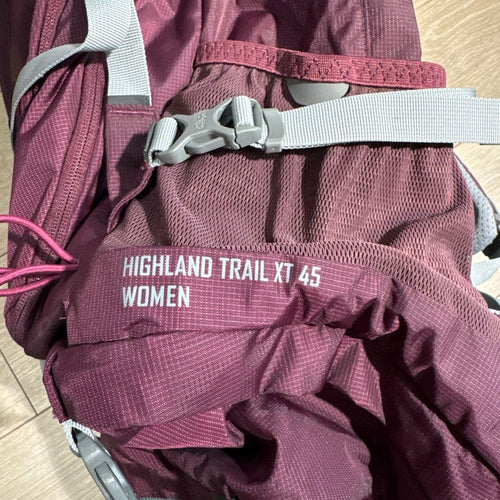Jack Wolfskin Backpack Zack Highland Trail Xt45L Red Burgundy