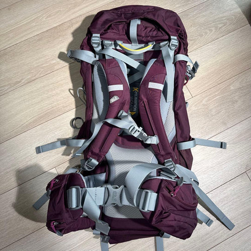 Jack Wolfskin Backpack Zack Highland Trail Xt45L Red Burgundy