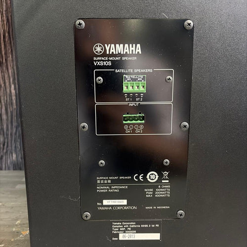 Yamaha Surround Speakers, Rear Soundbars Vxs10S