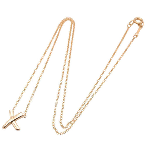 Tiffany Necklace Co 40.5 K18Pg Used A