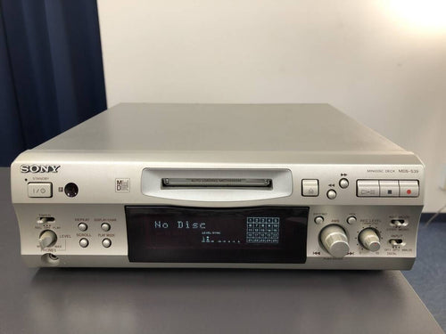 Cd Md Cassette Deck Sony Mds-S39