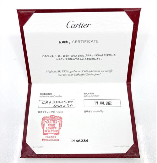 Cartier Necklaces Yg Wg Pg