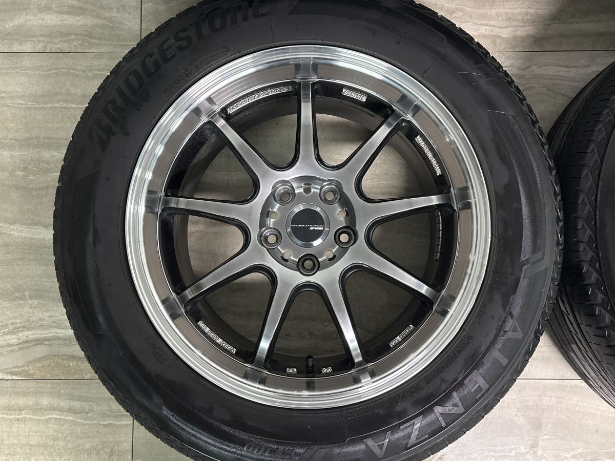 Work 18 Inches Emotion D9R 18In 8.5J +43 Pcd114.3 Alenza Lx100 235/60R18 Rav4