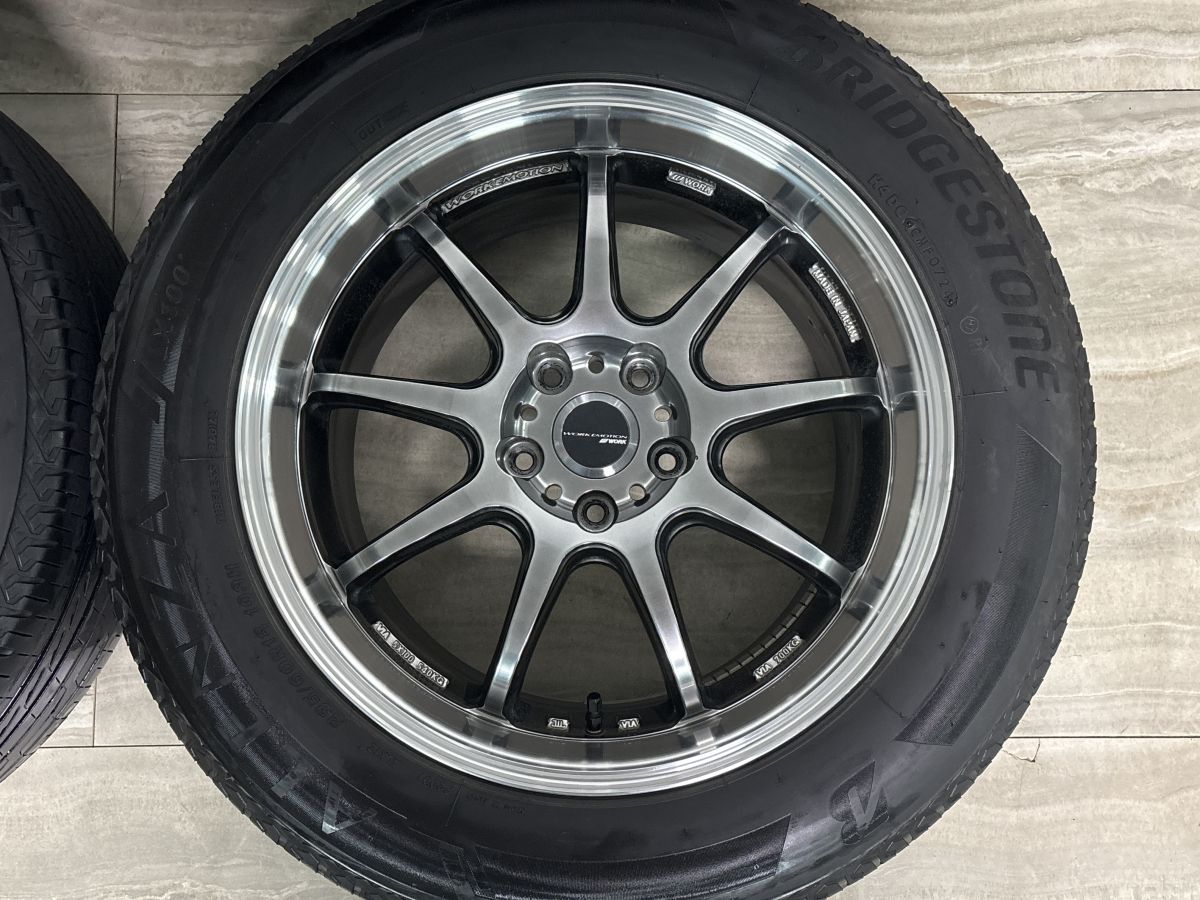 Work 18 Inches Emotion D9R 18In 8.5J +43 Pcd114.3 Alenza Lx100 235/60R18 Rav4