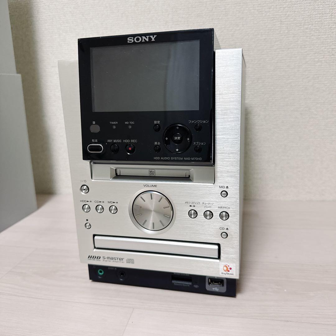 Sony Cd Md Cassette Deck 2589 Nas-M70Hd Hdd