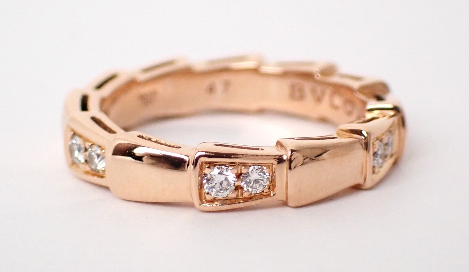 Bvlgari Ring #47(6.5 K18Pg 3.9G