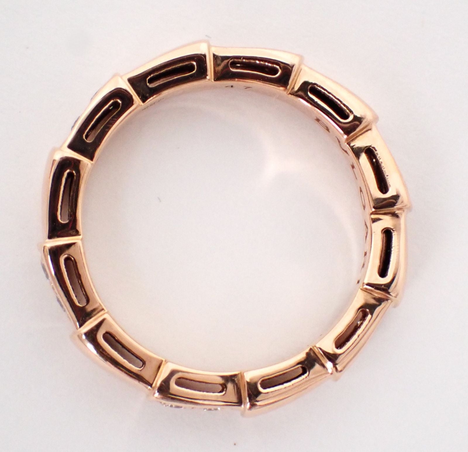 Bvlgari Ring #47(6.5 K18Pg 3.9G