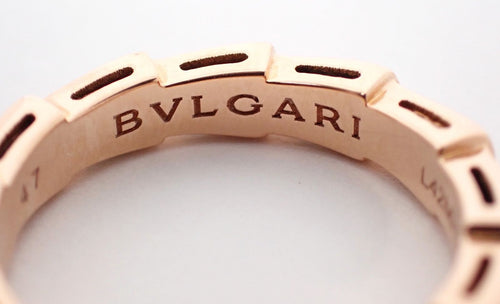 Bvlgari Ring #47(6.5 K18Pg 3.9G