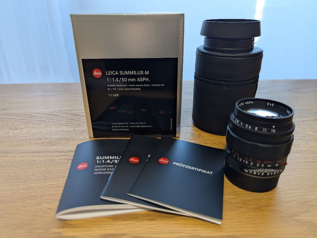 Leica Lens (Single Focus) Summilux Black Chrome