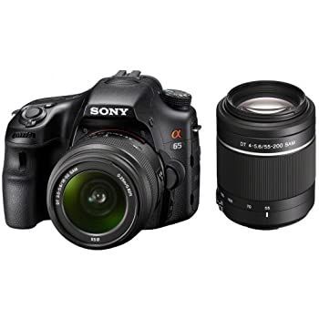 Digital Slr Sony 65 Dt 18-55Mm F3.5-5.6 Sam+Dt 55-200Mm F4-5.6 Sam Slt-A65Vy