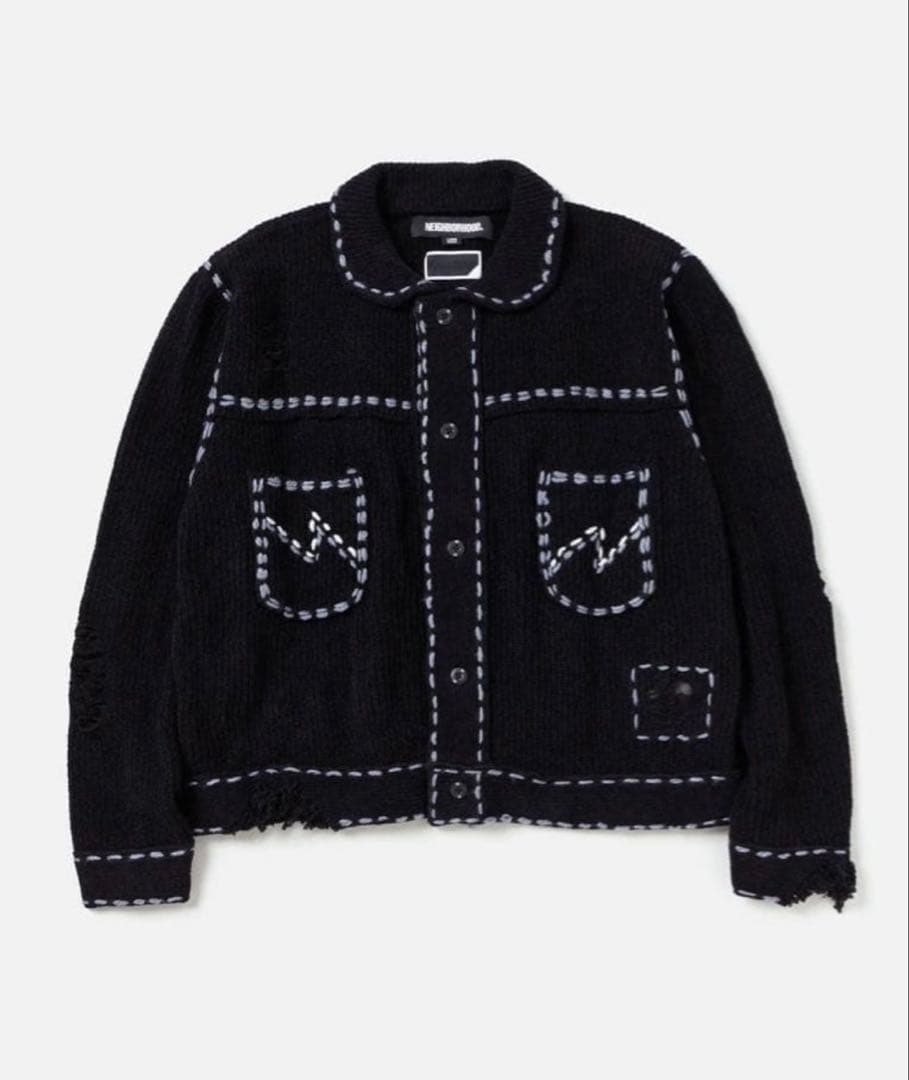 Neighborhood Knitted Tops Sweaters Phingerin 24Aw Savage Knit