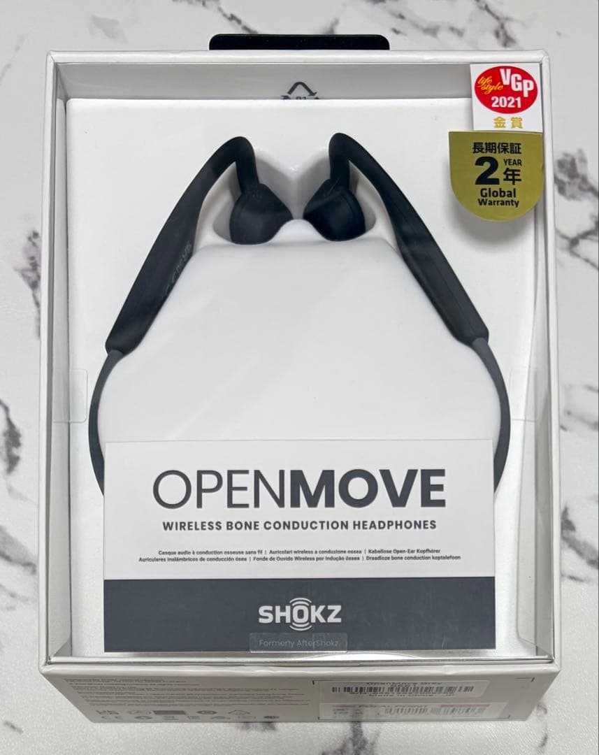 Shokz Bone-Conduction Earphones Open Move Grey S661