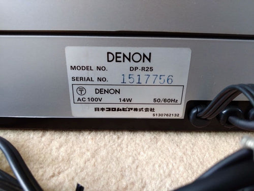 Record Player Body Denon Dp-R25